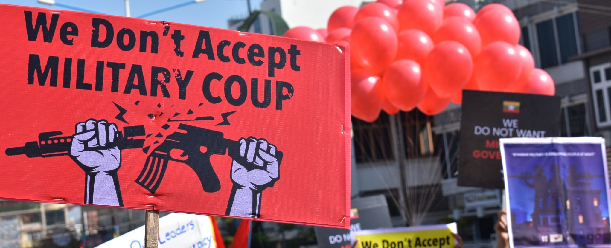 Protest against Coup
